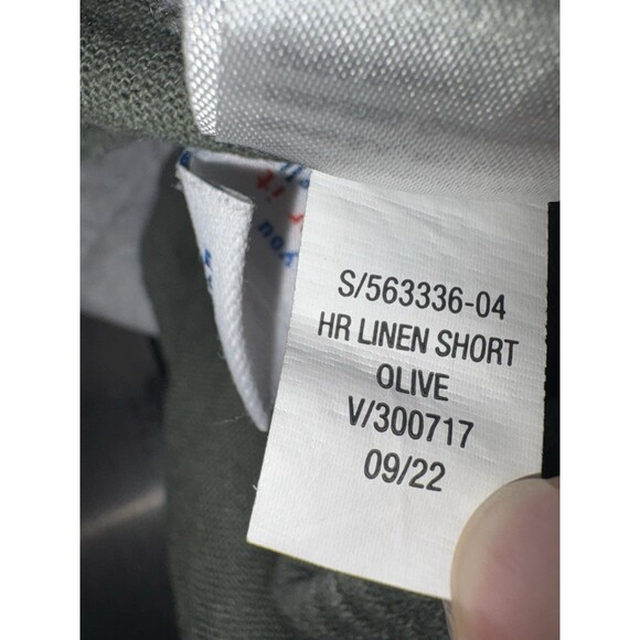 Old Navy Olive Green Linen Rayon Drawstring Shorts Women’s Small Lightweight - Picture 7 of 9